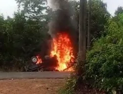 Diduga Curi Sawit, Warga Memanas: Bakar Mobil dan Tersangka Babak Belur