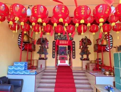 Sambut Imlek 2577, Kelenteng Kwan Tie Miaw Sungailiat Dipercantik
