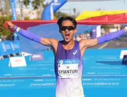 BREAKING NEWS, Atlet Babel Robi Syianturi Pecahkan Rekor Indonesia dan Asia Tenggara di Sevilla Marathon