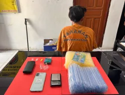 Dari Kicuan Wanita, Pria Diduga Bandar Narkoba di Mentok Diringkus Polisi