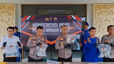 Polres Bangka Barat Tetapkan Lima Orang Tersangka Kasus Penyelundupan Timah 