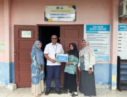 PT TIMAH Dukung Inovasi dan Penelitian Pelajar SMP N 1 Simpang Pesak Olah Gedebong Pisang Jadi Sambalingkung 