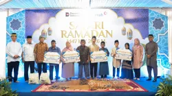 Safari Ramadan PT TIMAH Hadirkan Senyum Fahri dan Soleh, Penerima Bantuan Tahfiz Quran dan Anak Yatim Piatu