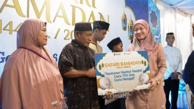 Marbot Masjid Al Falah di Belitung Timur Bersyukur Terima Bantuan dari PT TIMAH di Bulan Ramadan