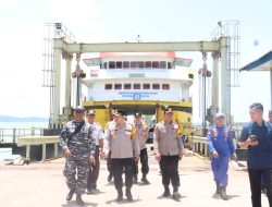 Polres Basel Dirikan Pos Terpadu dan Cek Fasilitas Kapal di Pelabuhan Sadai