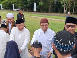 Usai Shalat Id bersama Masyarakat, Algafry Rahman Langsung Open House