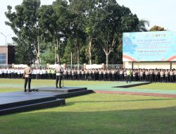 Apel Pagi setelah Idulfitri, Kapolda Apresiasi Pengamanan dan Kinerja Anggota