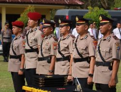 Sejumlah Pejabat Utama Polres Bangka Tengah Dimutasi
