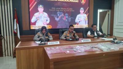 Polresta Pangkalpinang Amankan 152 Gram Sabu dan 17 Ekstasi, Ringkus Empat Orang Tersangka 