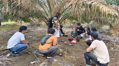 Simpan 494,43 Gram Sabu di Kebun Sawit, AB Diamankan Sat Resnarkoba Polres Bangka 