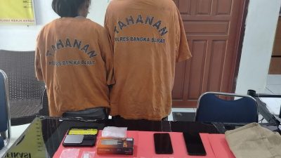Simpan 79 Paket Narkoba, Dua Wanita Muda Diringkus Tim Hantu 