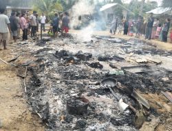 Rumah Warga Bangka Barat Ludes Terbakar Dilalap si Jago Merah 