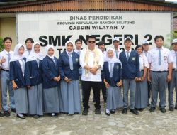 Wujud Nyata Perhatian Pemprov Babel, Gubernur Kunjungi SMK Negeri 2 Tanjungpandan