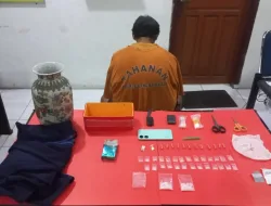 Mantan PNS Bangka Barat Diringkus Polisi, Puluhan Paket Sabu Disita