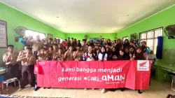 Dorong Budaya #cari_aman, Honda Babel Gelar Edukasi Safety Riding untuk Pelajar
