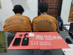 Petugas Ringkus Tiga Orang Pengedar Narkotika di Mentok, Satu Residivis