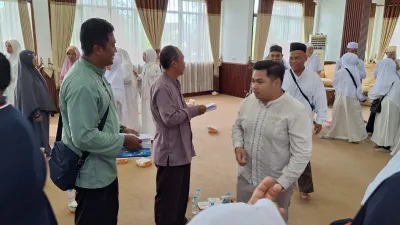 152 Calon Jemaah Haji Bangka Tengah Dapat Uang Saku dari Pemda
