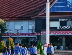 Bupati Basel Lepas Kontingen MTQ Korpri di Peringatan Hari Otda ke-XXX