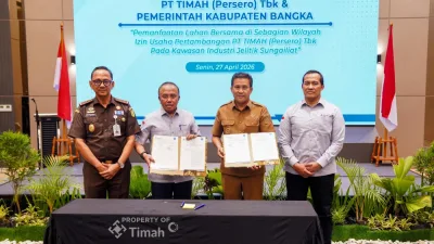 Didampingi Kejati Babel, PT TIMAH dan Pemkab Bangka Sepakati Pemanfaatan Lahan Bersama di Kawasan Jelitik