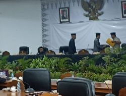 Diwarnai Interupsi dan Walk Out, Fraksi Gerindra Tolak Pengesahan Raperda Pembentukan dan Penyusunan Perangkat Daerah di DPRD Bangka