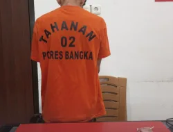 Residivis Pengedar Narkoba Dibekuk Tim Sat Resnarkoba Polres Bangka saat Tebar Paket Sabu di Desa Sempan
