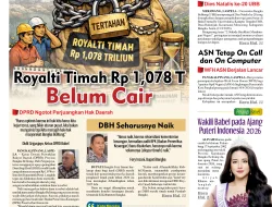 Dana Bagi Hasil Royalti Timah untuk Bangka Belitung Rp 1,078 Triliun Belum Cair