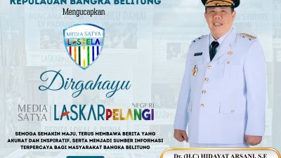 10 Tahun Media Negeri Laskar Pelangi, Gubernur Babel Harap Tetap Jadi Sumber Informasi Terpercaya Bagi Masyarakat Bangka Belitung