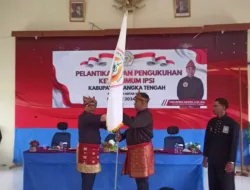 Fani Hendra Saputra Dilantik Jadi Ketua IPSI Bangka Tengah, Pasang Target Lima Emas