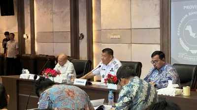 Gubernur Hidayat Arsani Pimpin Rakor Bahas RTRW dan Tata Kelola Pertambangan di Provinsi Babel