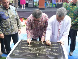 Resmikan Gereja Katolik Santo Yohanes Pemandi Stasi Baturusa, Gubernur Hidayat Arsani Gaungkan Harmoni dan Persatuan Babel
